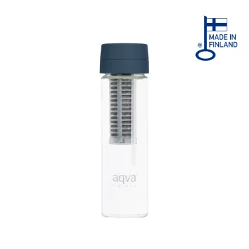 AQVA BOTTLE suodattava juomapullo 0,4 litraa, sininen
