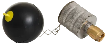 Prefilter for water inlet for 1 inch hose. Including buoy