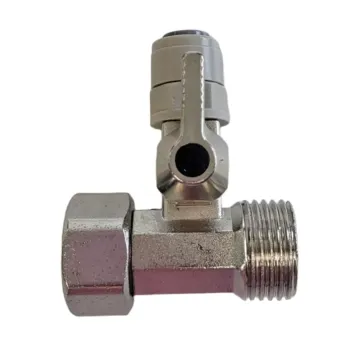 Vedensyöttöliitin 1/4" tuuman letkulle - 1/2" tuuman kierteillä