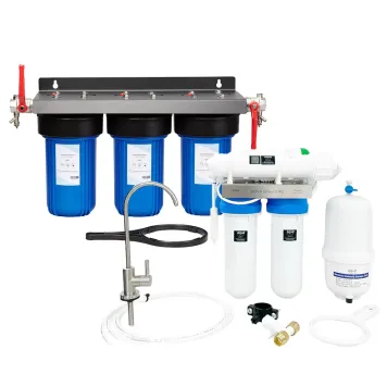 AQVA Smart EVO+ package including drinking- and domestic water purification, L-size