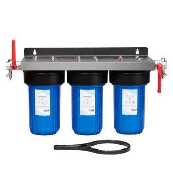 AQVA L size filtration system, 3 housings