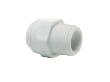 John Guest 3/8 inch tube - 1/2 inch Nptf thread