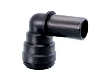 John Guest 3/8 inch tube - 3/8 inch stem elbow